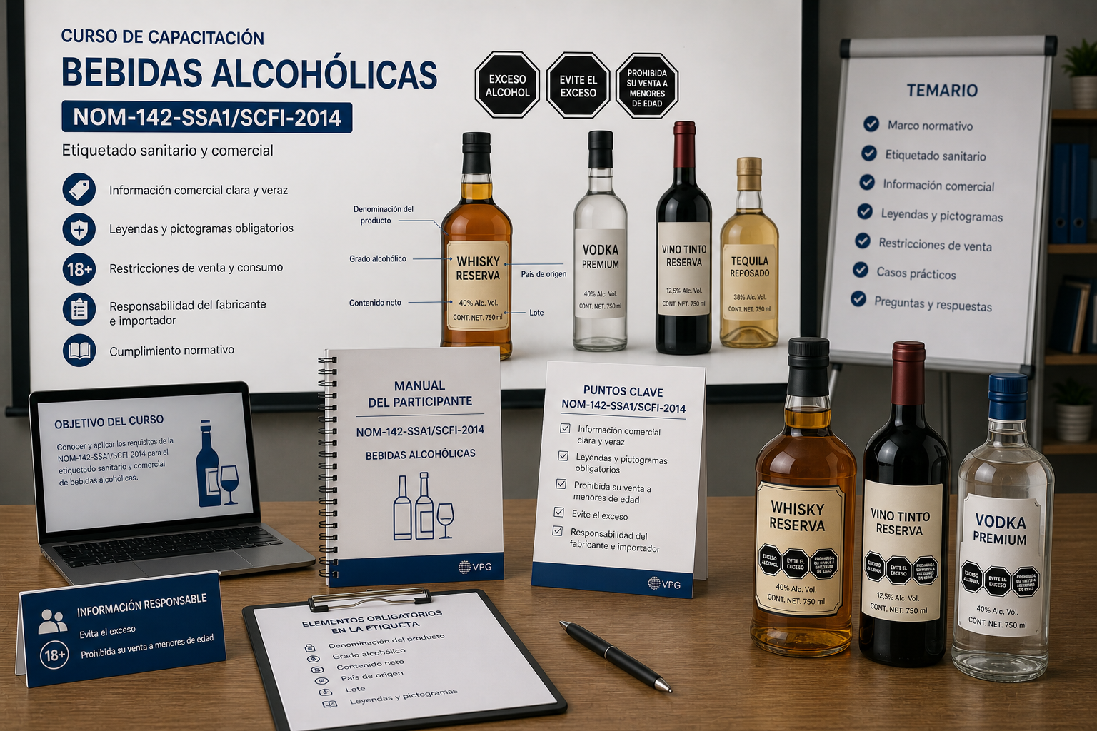 NOM-142-SSA1/SCFI-2014 (Bebidas Alcohólicas)