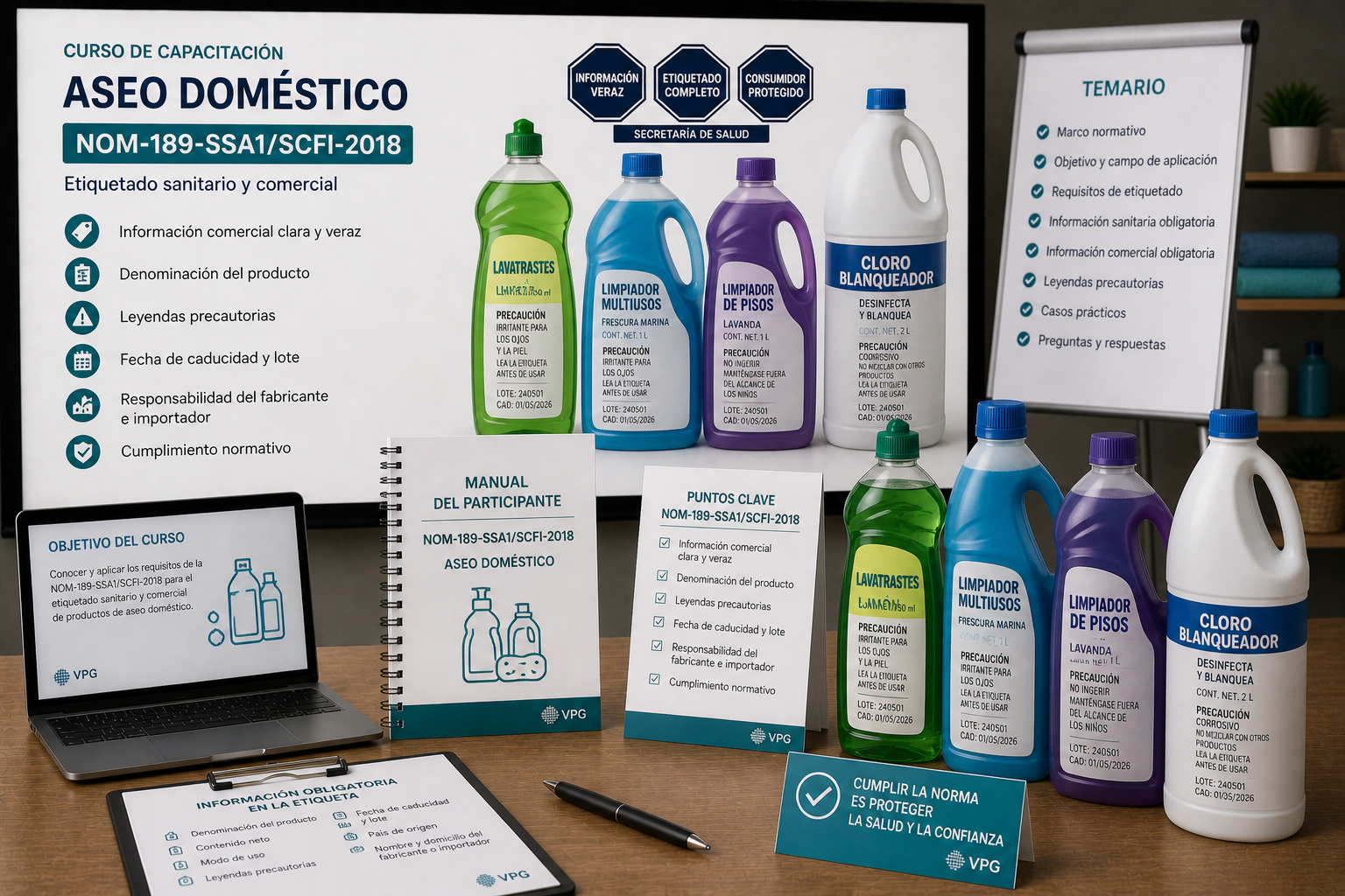 NOM-189-SSA1/SCFI-2018 (Aseo Doméstico)